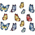 Watercolor Butterflies Inglaze Ceramic Decals, Food Safe & Dishwasher Safe, Cone 04-6